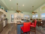 Fully equipped kitchen with granite counter tops 